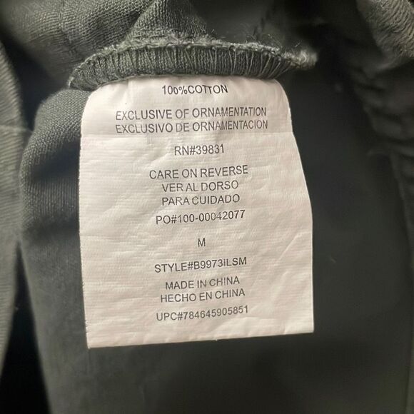 Democracy Olive Green Studded Lace Back Accent Cargo Jacket sz M - Picture 10 of 10